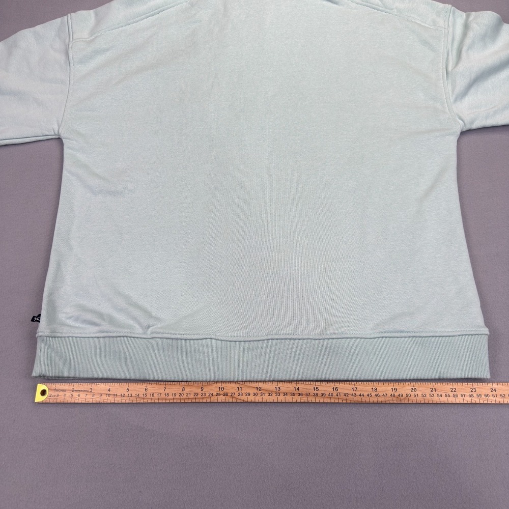 Eddie Bauer Women's Collared Quarter Zip Casual Pullover Sz XL Turquoise NWT - Picture 12 of 14